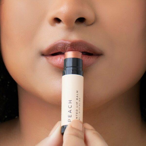 【限時半價】Sun-Kissed！Jacqueline Organic Peach 天然極潤修復果汁潤唇膏 5ml - Image 3