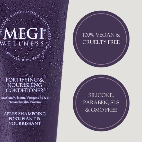 頭皮乾淨清爽  防脫+去油! Megi Wellness 天然爆髮護髮素200ml - Image 4